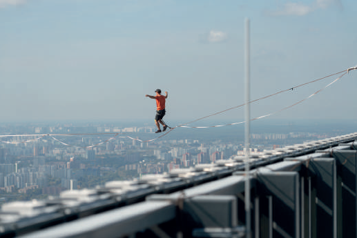 The Russian Village Entirely Populated by Tightrope Walkers